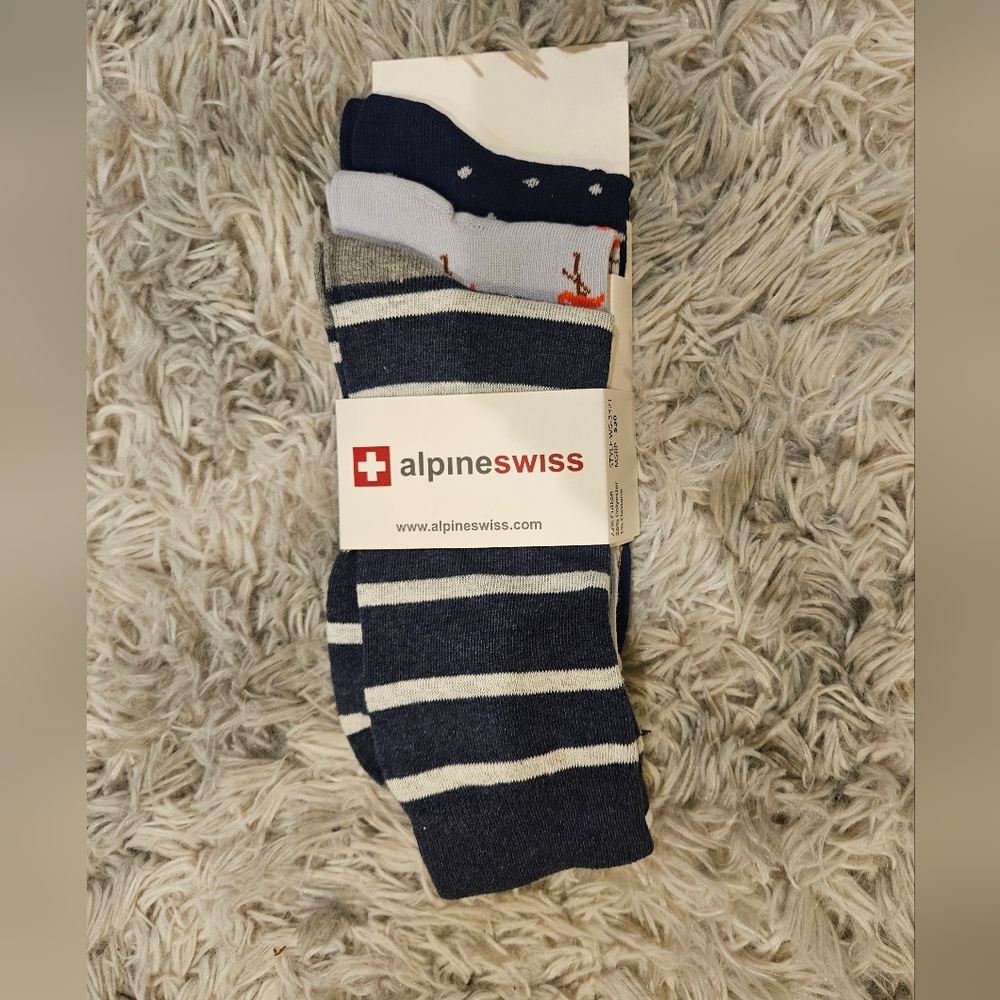 Alpine Swiss New Men's Dress Socks